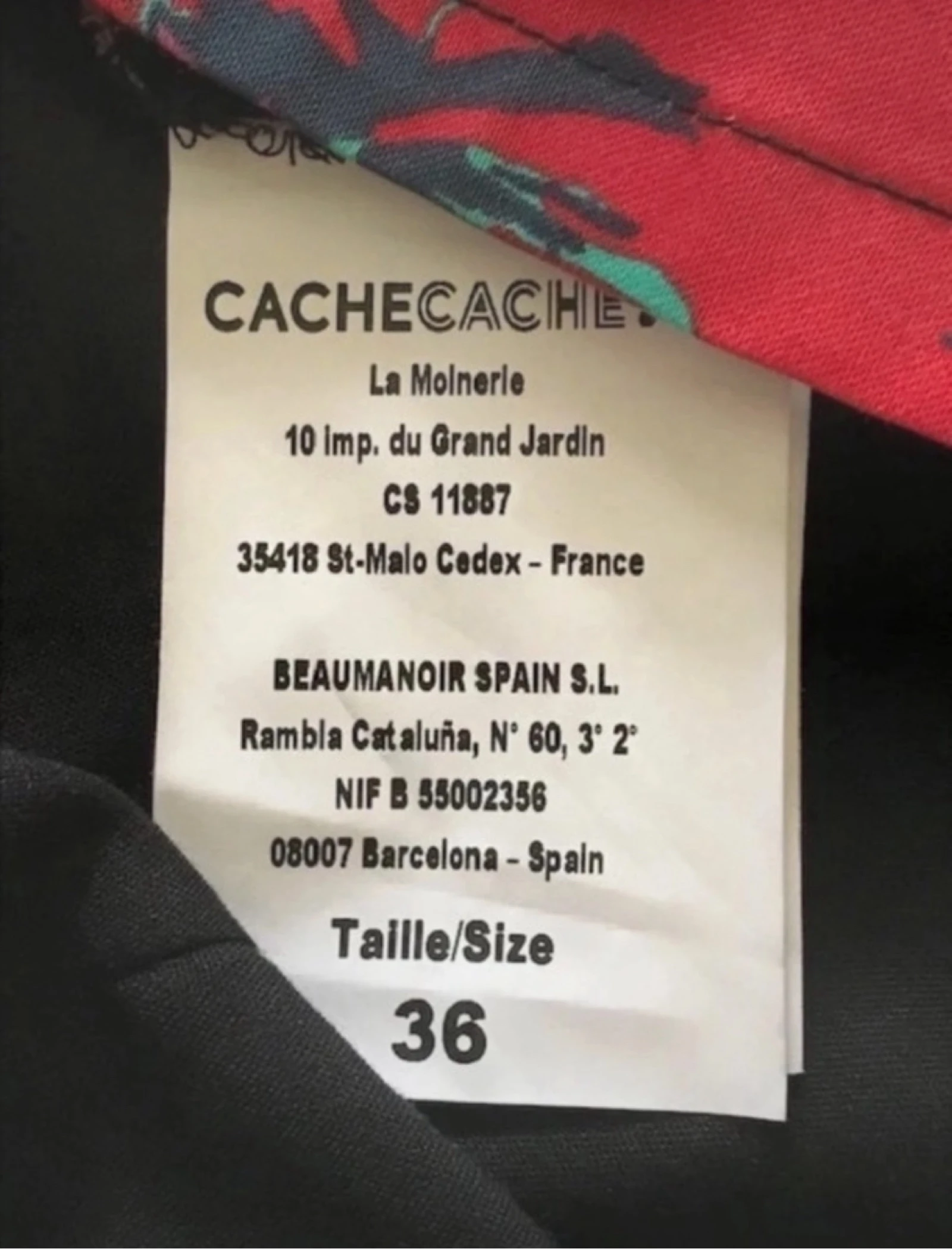 Vestido com alças Cache Cache tamanho 36 – photo 3